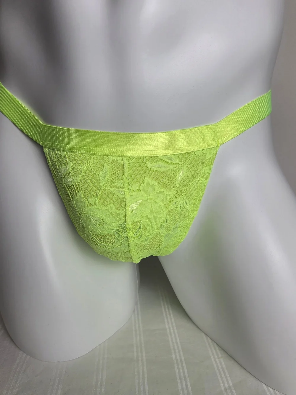 Cosabella Neon Yellow Italian  Lace Thong